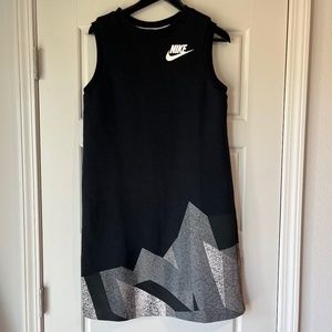 Nike Black and Grey - Fleece Dress Sx M